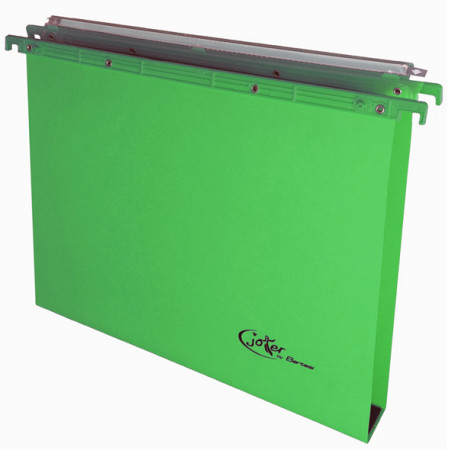 Cartella sospesa Joker - cassetto - interasse 39 cm - fondo U  - 37 x 25 cm - verde - Bertesi