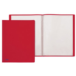 Portalistini Sviluppo - buccia - PP - 22x30 cm - 20 buste - rosso - Favorit