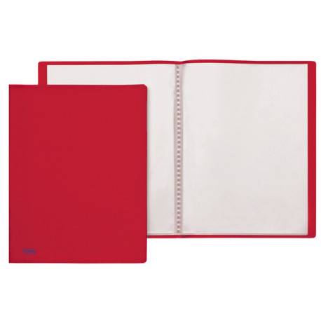 Portalistini Sviluppo - buccia - PP - 22x30 cm - 20 buste - rosso - Favorit