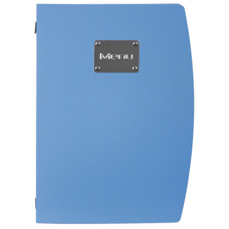 PortamenU' Rio - 1 inserto doppio incluso - A4 - 24 x 34 cm - blu - Securit