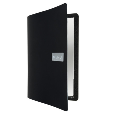 PortamenU' Royal - 1 inserto doppio incluso - A4 - 24 x 33 cm - nero - Securit