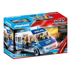 Playmobil City Action Promo Pack - Furgone della Polizia con Luci e Sirena