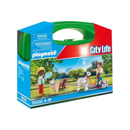 Playmobil City Life - Puppy Playtime Carry Case