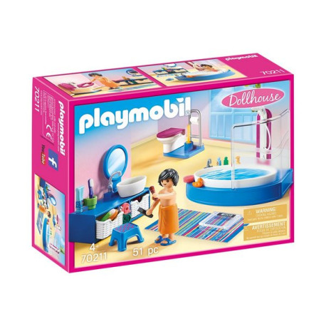 Playmobil Dollhouse - Bagno con vasca