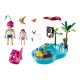 Playmobil Family Fun - Piscina con giochi d'acqua