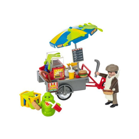 Playmobil Ghostbusters - Slimer with Hot Dog Stand