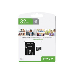 PNY Performance Plus - Scheda di memoria flash - 32 GB - Class 10 - microSDHC