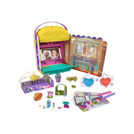 Polly Pocket Un-Box-It - Playset Scatola Popcorn