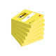 Post-it 654-NY - Blocchi - 76 x 76 mm - 600 fogli (6 x 100) - giallo neon