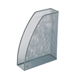 Portariviste Mesh - 26 x 8 x 33,5 cm - rete metallica - argento - Alba