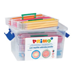 PRIMO JUMBO - Pastello colorato - colori assortiti - 5.5 mm (pacchetto di 120)