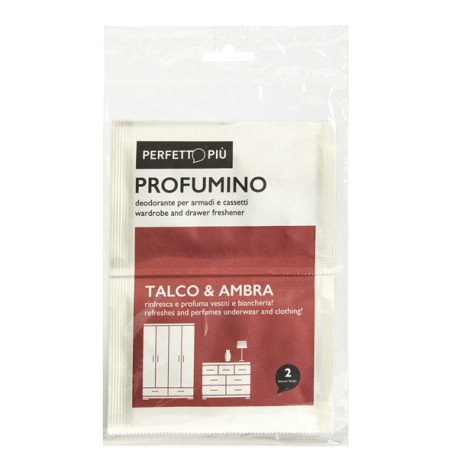 Profumino Talco  Ambra - Perfetto - conf. 2 buste