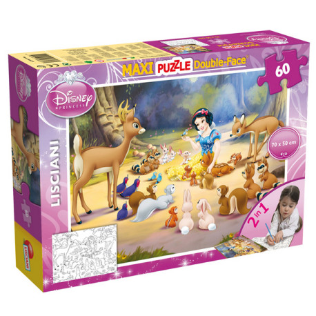 Puzzle df supermaxi 60 snow white lisciani