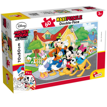 Puzzle Maxi ''Disney Mickey'' - 60 pezzi - Lisciani