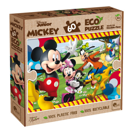 Puzzle maxi eco - ''Disney Mickey Mouse'' - 60 pezzi - Lisciani