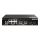 QNAP - Switch - half-width - gestito - 10 x 2.5GBase-T + 2 x 10 Gigabit SFP+ + 6 x 2.5GBase-T + 2 x 10 Gigabit Ethernet - PoE++