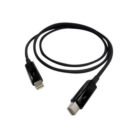 QNAP CAB-TBT10M - Cavo Thunderbolt - Mini DisplayPort (M) a Mini DisplayPort (M) - Thunderbolt 2 - 1 m