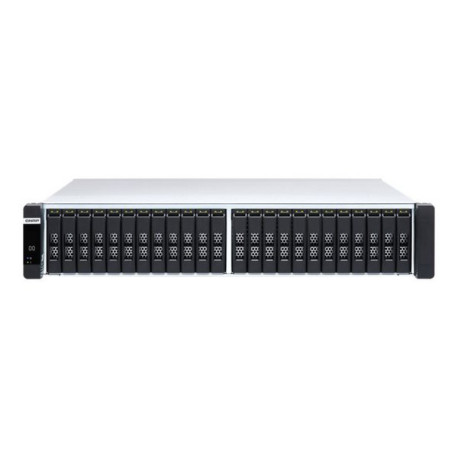 QNAP ES2486dc - Server NAS - 24 alloggiamenti - montabile in rack - SAS 12Gb/s - RAID 0, 1, 5, 6, 10, 50, JBOD, 60, RAID TP - R