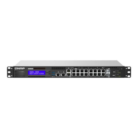 QNAP QGD-1602P - Switch - intelligente - 4 x 100/1000/2.5G (PoE++) + 4 x 100/1000/2.5G (PoE+) + 8 x 10/100/1000 (PoE+) + 2 x 10