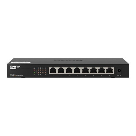 QNAP QSW-1108-8T - Switch - unmanaged - 8 x 10/100/1000/2.5G - desktop