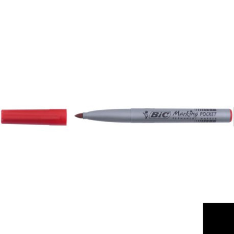 Bic Marking Pocket 1445 rosso punta tonda tratto 1 1 mm -Bic- inchiostro base alcool (conf.12)