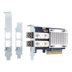 QNAP QXP-32G2FC - Adattatore bus host - PCIe 3.0 x8 profilo basso - 32Gb Fibre Channel Gen 6 x 2 - con 2 x ricetrasmettitori SF