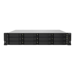 QNAP TS-1232PXU-RP - Server NAS - 12 alloggiamenti - montabile in rack - SATA 6Gb/s - RAID 0, 1, 5, 6, 10, 50, JBOD, 60 - RAM 4