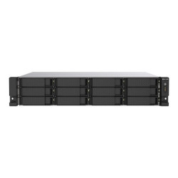 QNAP TS-1273AU-RP - Server NAS - 12 alloggiamenti - montabile in rack - SATA 6Gb/s - RAID 0, 1, 5, 6, 10, JBOD, sostituzione a 