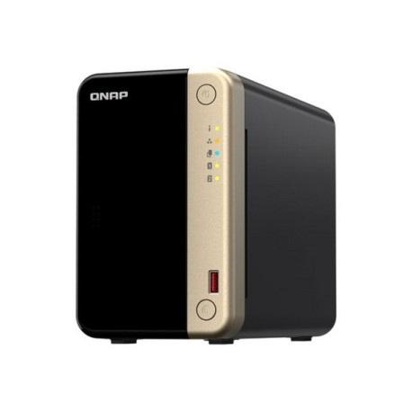 QNAP TS-264 - Server NAS - 2 alloggiamenti - SATA 6Gb/s - RAID 0, 1, 5, 6, 10, 50, JBOD, 60 - RAM 8 GB - 2.5 Gigabit Ethernet -