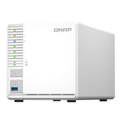 QNAP TS-364 - Server NAS - 3 alloggiamenti - SATA 6Gb/s - RAID 5 - RAM 8 GB - 2.5 Gigabit Ethernet - iSCSI supporto