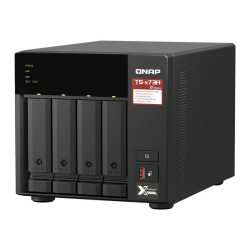 QNAP TS-473A - Server NAS - 4 alloggiamenti - SATA 6Gb/s - RAM 8 GB - 2.5 Gigabit Ethernet