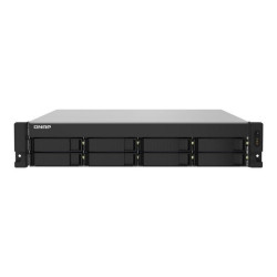 QNAP TS-832PXU - Server NAS - 8 alloggiamenti - montabile in rack - SATA 6Gb/s - RAID 0, 1, 5, 6, 10, 50, JBOD, 60 - RAM 4 GB -