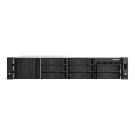 QNAP TS-855eU - Server NAS - 8 alloggiamenti - montabile in rack - SATA 6Gb/s - RAID 0, 1, 5, 6, 10, 50, 60, RAID TP, TM - RAM 