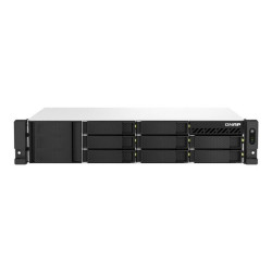 QNAP TS-864eU-RP - Server NAS - 8 alloggiamenti - montabile in rack - SATA 6Gb/s - RAID RAID 0, 1, 5, 6, 10, 50, JBOD, 60 - RAM