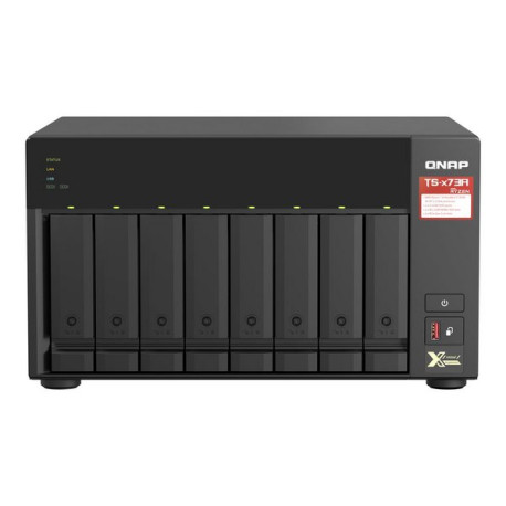 QNAP TS-873A - Server NAS - 8 alloggiamenti - SATA 6Gb/s - RAM 8 GB - Gigabit Ethernet / 2.5 Gigabit Ethernet