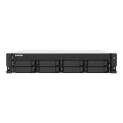 QNAP TS-873AeU - Server NAS - 8 alloggiamenti - montabile in rack - SATA 6Gb/s - RAID 0, 1, 5, 6, 10, 50, JBOD, 60 - RAM 4 GB -