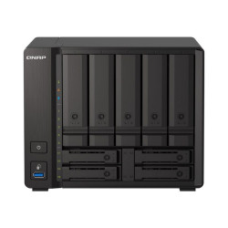 QNAP TS-H973AX-32G - Server NAS - 9 alloggiamenti - SATA 6Gb/s - RAID 0, 1, 5, 6, 10, 50, JBOD, 60, RAID TP - RAM 32 GB - 2.5 G