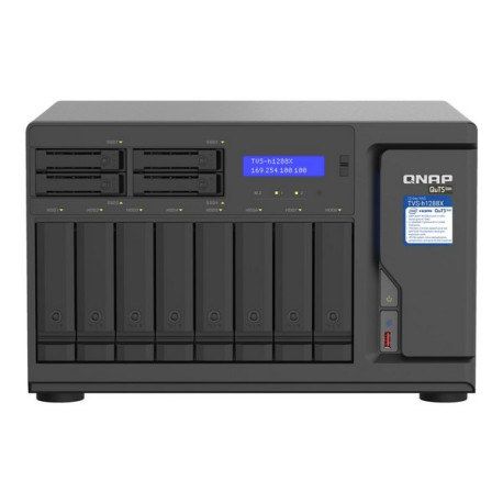 QNAP TVS-h1288X - Server NAS - 12 alloggiamenti - SATA 6Gb/s - RAID 0, 1, 5, 6, 10, 50, JBOD, sostituzione a caldo, hot spare 6