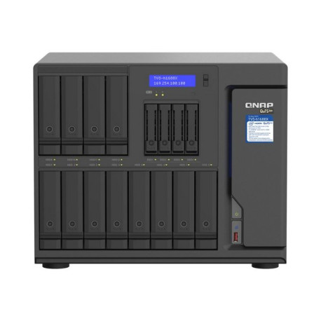 QNAP TVS-H1688X - Server NAS - 16 alloggiamenti - SATA 6Gb/s - RAID 0, 1, 5, 6, 10, 50, JBOD, sostituzione a caldo, hot spare 6