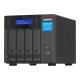 QNAP TVS-H474 - Server NAS - 4 alloggiamenti - SATA 6Gb/s - RAID 0, 1, 5, 6, 10, JBOD, RAID TP, TM - RAM 8 GB - Gigabit Etherne