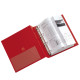 Raccoglitore Stelvio - 4 anelli a D 40 mm - dorso 5,5 cm - 22 x 30 cm - rosso - Sei Rota