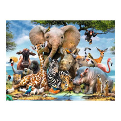 Ravensburger 300XXL - Amici Africani - puzzle - 300 pezzi