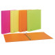 Raccoglitore neon - 4 anelli tondi 30 mm- 22 x 30 cm - PP - colori assortiti - Favorit