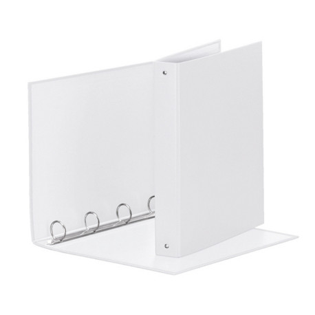 Raccoglitore Meeting - 4 anelli tondi 30 mm - dorso 4 cm - 22x30 cm - PPL - bianco - Esselte