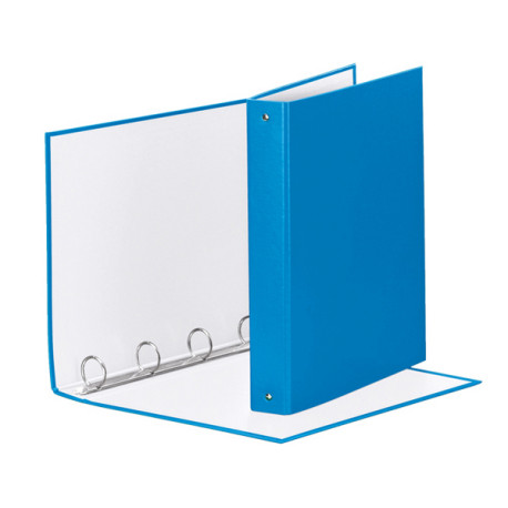 Raccoglitore Meeting - 4 anelli tondi 30 mm - dorso 4 cm - 22x30 cm - PPL - blu vivida - Esselte