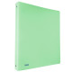 Raccoglitore Pastel - 4 anelli tondi 30 mm - 22 x 30 cm - PP - smeraldo - Favorit