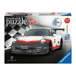 Ravensburger 3D puzzle - Porsche GT3 Cup - puzzle di pazienza in 3D - 108 pezzi