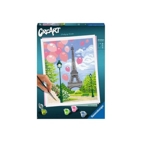 Ravensburger CreArt Spring In Paris - Dipingere con il set numerico