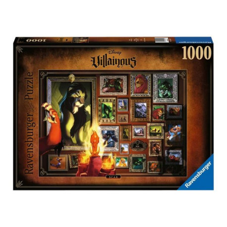 Ravensburger Disney Villainous - Scar - puzzle - 1000 pezzi