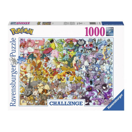 Ravensburger Pokemon - Challenge - puzzle - 1000 pezzi